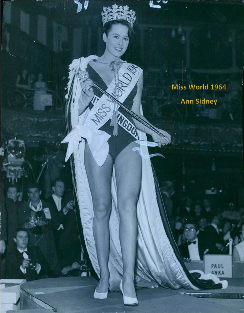 Miss World Of 1964 –Ann Sidney
